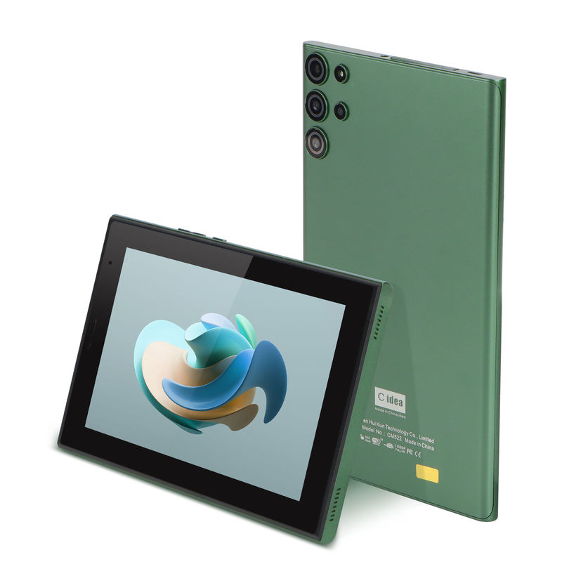 C idea Android 12 System Business 7 Inch Tablet PC Mendukung Bluetooth Dual Card Calling Dengan Keyboard CM522