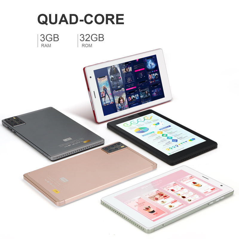C idea 7 Inch Tablet PC 1024x600 IPS Display Layar sentuh 3GB ROM+32GB RAM Quad Core Processor Responsive CM520