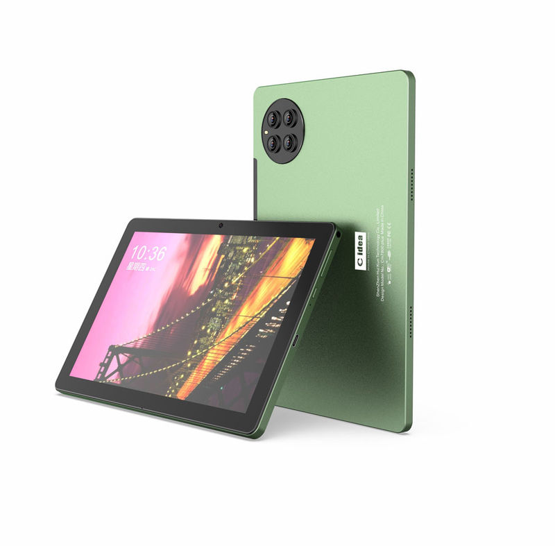 C idea Android Tablet Hijau 10 Inci 8MP + 13MP Kamera 8GB RAM Dewasa Gaming Tablet CM7800