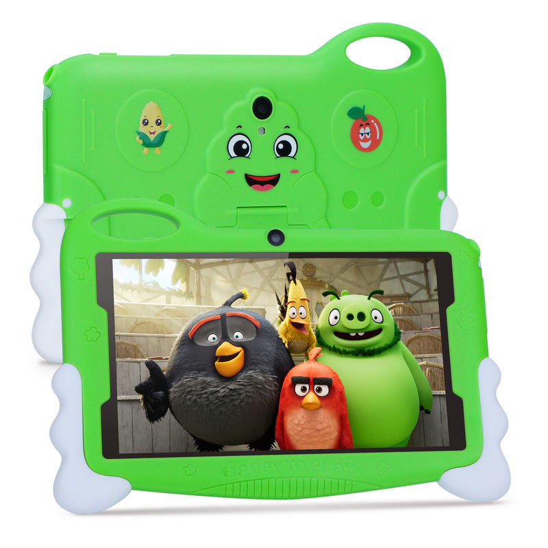 C idea Kids Student Study Tablet 7 Inch Cute Baterai panjang 32GB Storage 2MP + 5MP Dual Camera CM90 Hijau