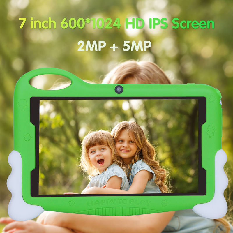 C idea Kids Student Study Tablet 7 Inch Cute Baterai panjang 32GB Storage 2MP + 5MP Dual Camera CM90 Hijau