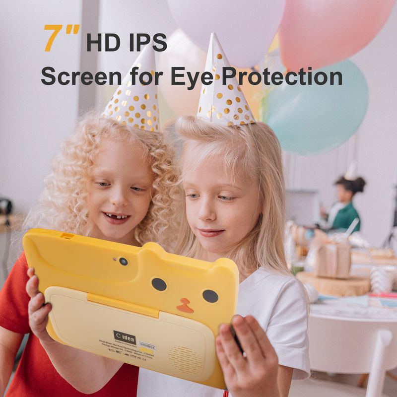 C Idea Tablet 7 Inch untuk Anak-anak dengan Case Proof 2GB+32GB Google Play Tablet Kidspad CM82