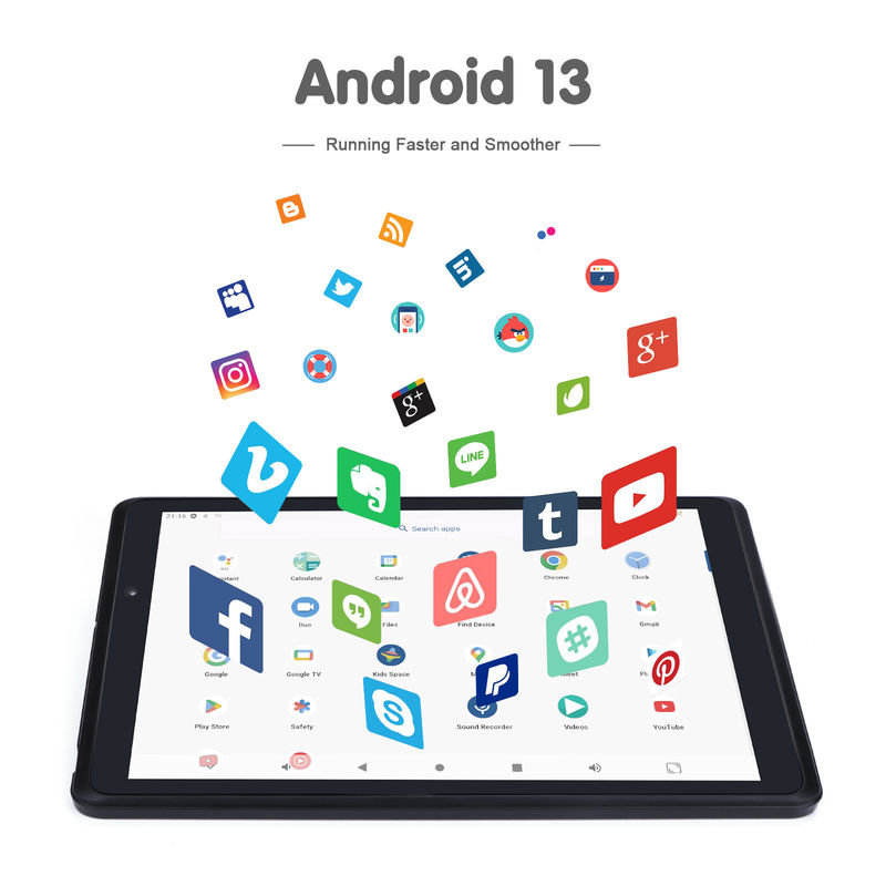 C idea Portable 8 Inch Tablet Android 13 Dengan Blue Light Screen WiFi 32GB+64GB Diperluas HD IPS CM825