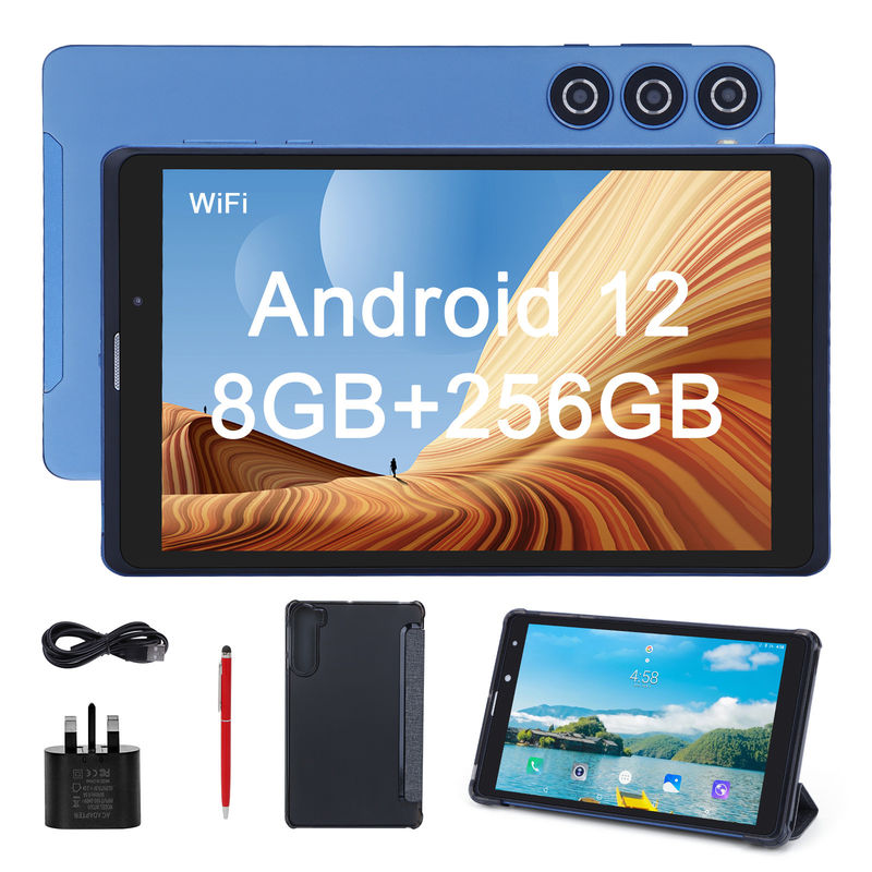 C Idea Biru 8 Inci Tablet PC Storage Besar Kamera Dual Tablet Logam Untuk Membaca Menonton