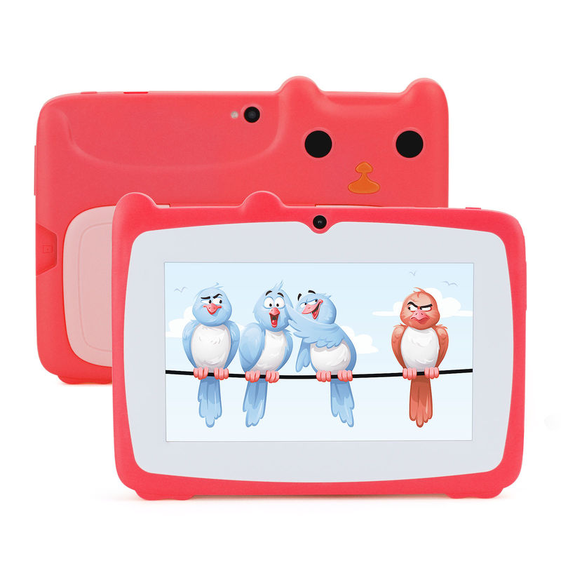 Ide C Tablet Pendidikan 7 Inci Kidspad Dengan Kasus Kid Proof Baterai Besar 5000mAh IWAWA Pre Instal CM80Red