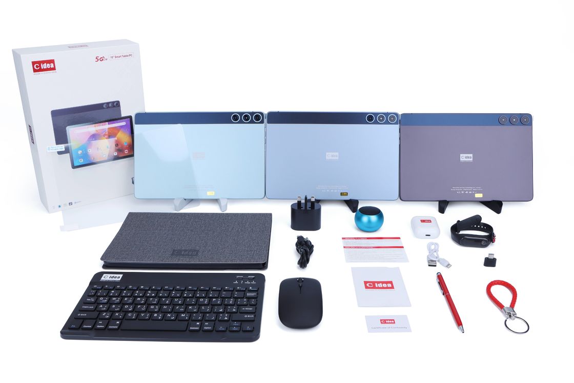 C Idea Dukungan SIM 8GB RAM 512 ROM Tablet Pendidikan Untuk Siswa Dengan Keyboard Dan 2 CM8500