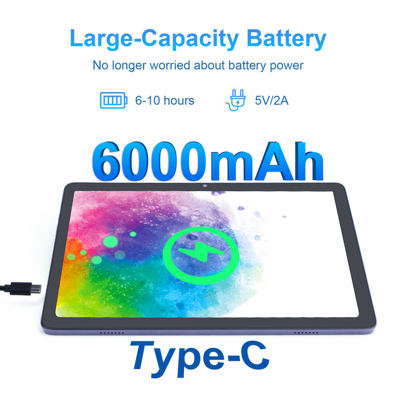 C Idea Tablet Android Dengan Kamera Dual 6000mAh Google Certified 10,1 Inch Tablet P1200