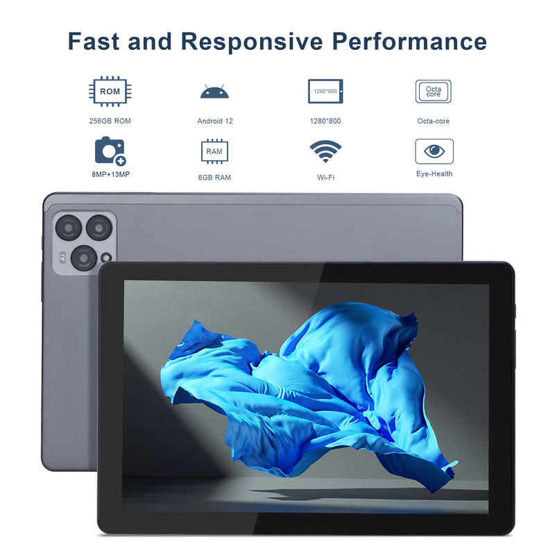 C idea 10 inci Android 12 Tablet 8GB RAM 256GB ROM Model CM8000PLUS abu-abu