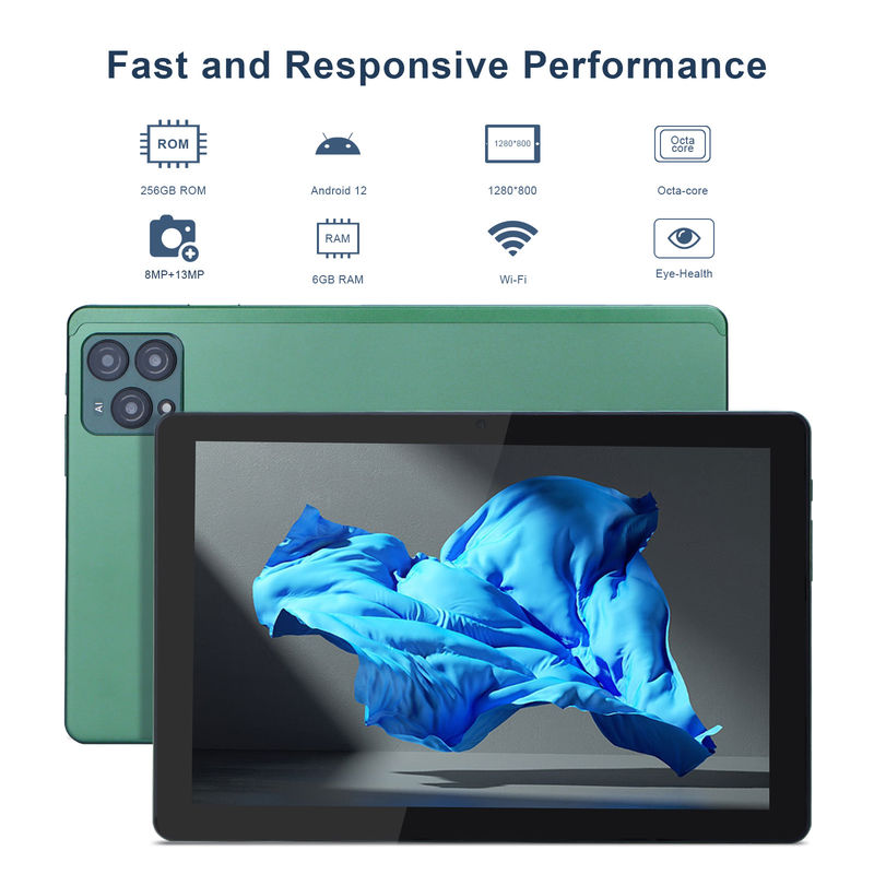 C idea 10 inci Android 12 Tablet 8GB RAM 256GB ROM Model CM8000PLUS Hijau