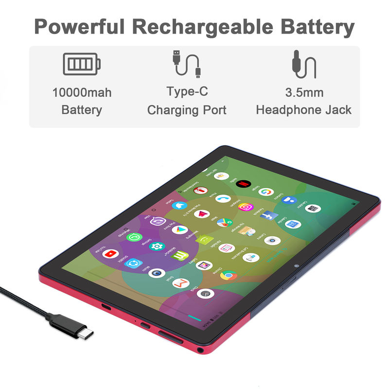 C Idea 9,7 inci Android 12 Tablet 8GB RAM 512GB ROM Model CM7800 Merah