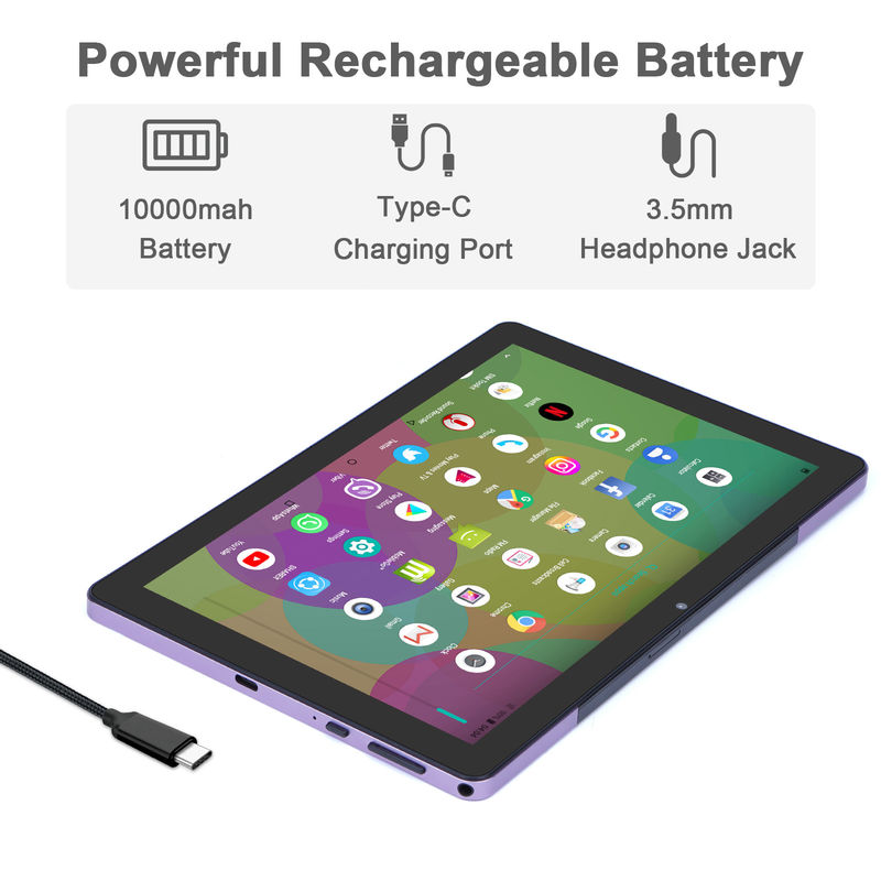 C Idea 9,7 inci Android 12 Tablet 8GB RAM 512GB ROM Model CM7800 Ungu