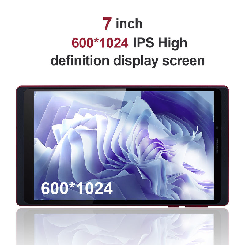 C Idea 7 Inch Tablet 6GB RAM 128GB ROM Dengan SIM Android Tablet PC Untuk Siswa CM525 Merah