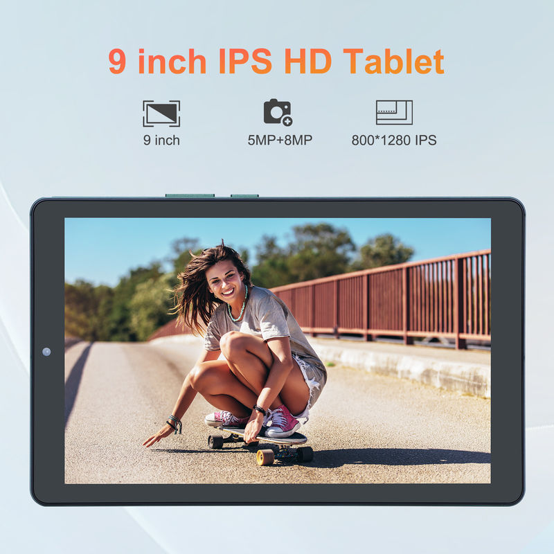 C idea 9 inci Android 12 Tablet 8GB RAM 512GB ROM 5MP + 8MP Dual Camera WIFI Tablet dengan SIM CM915 (Hijau)