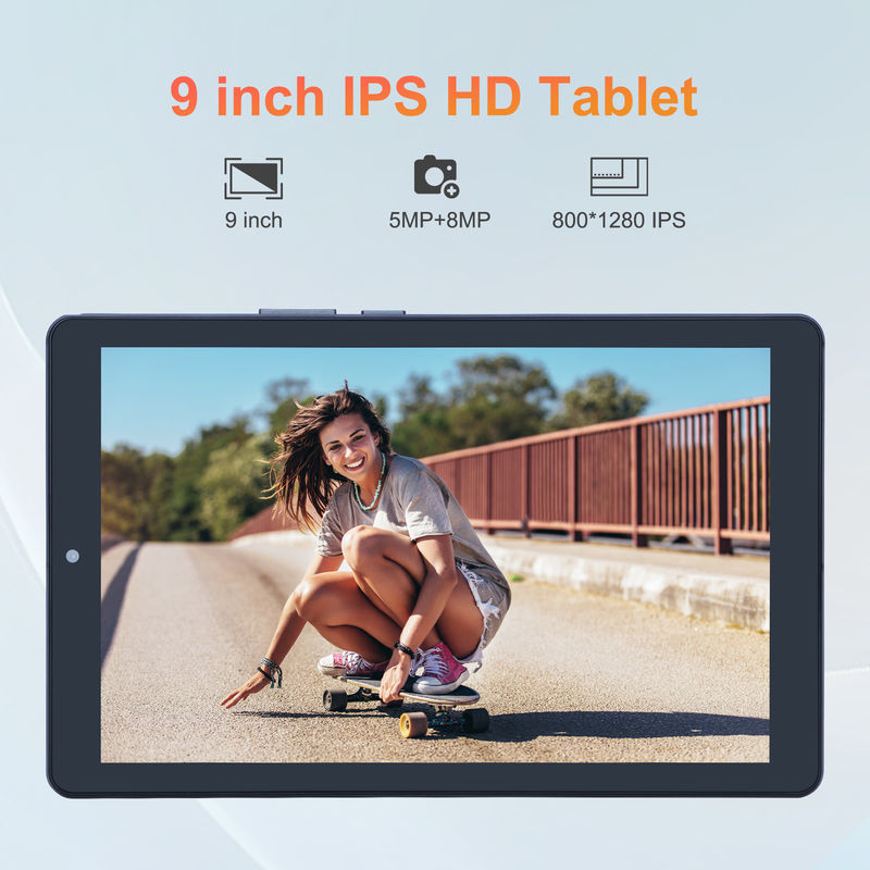 C idea 9 inci Android 12 Tablet 8GB RAM 512GB ROM 5MP + 8MP Dual Camera WIFI Tablet dengan SIM CM915 (Grey)