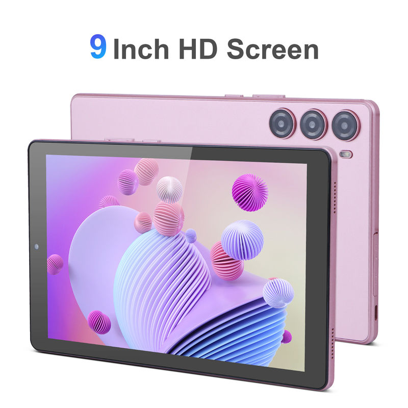 C idea 9 Inch Tablet PC WIFI 2.4G/5G 800x1280 IPS Screen Android Tablet Dukungan Panggilan Telepon Dengan Kamera Dual ((Pink)