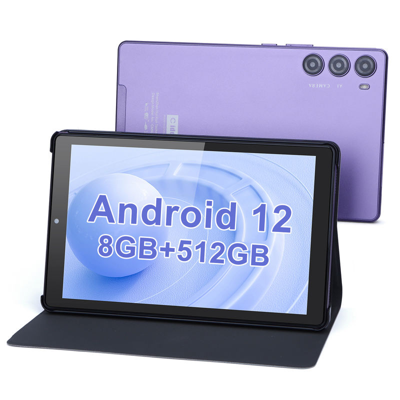 C idea 9 Inch Tablet PC WIFI 2.4G/5G 800x1280 IPS Screen Android Tablet Dukungan Panggilan Telepon Dengan Kamera Dual ((Purple)