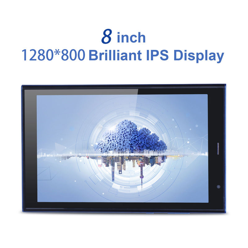C idea 8 inci Android Tablet PC 8GB RAM 512GB ROM Quad Core 800*1280 HD Tablet dengan WIFI/SIM Card CM822 (biru)