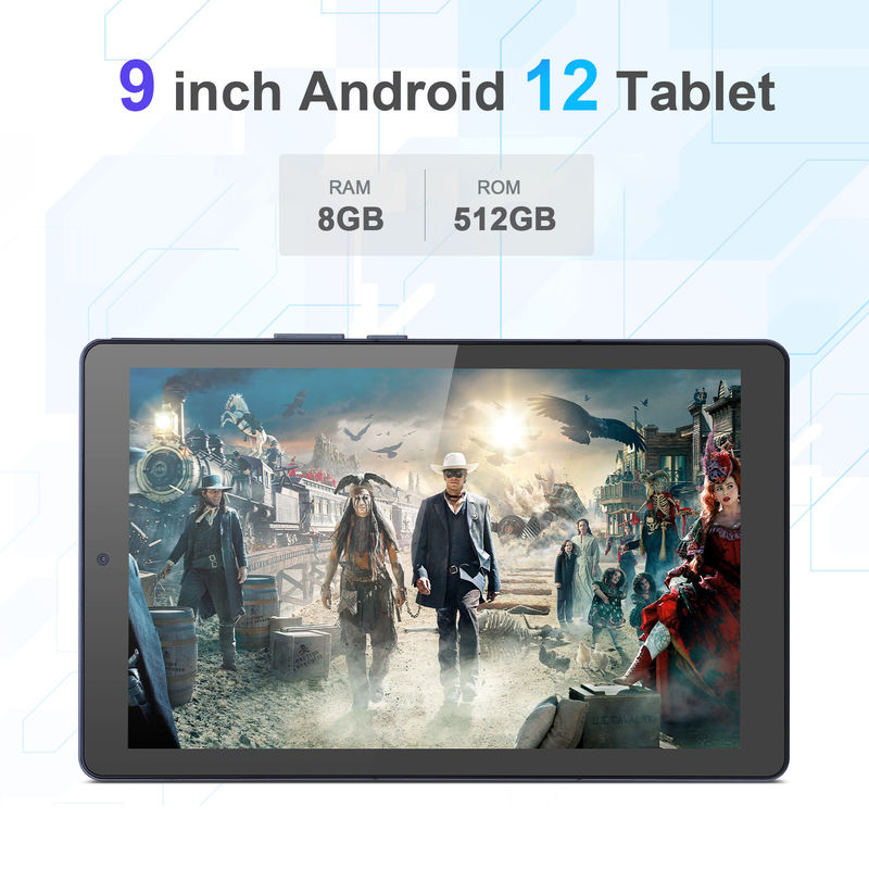 C idea 9 Inch Tablet PC WIFI 2.4G/5G 800x1280 IPS Screen Android Tablet Dukungan Telepon Panggilan Dengan Dual Camera ((Grey)