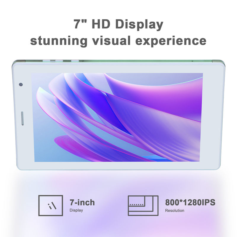 C idea 7 Inch Android Smart Tablet 8+512GB Quad Core WiFi Tablet HD Touch Screen CM513 ((Hijau)