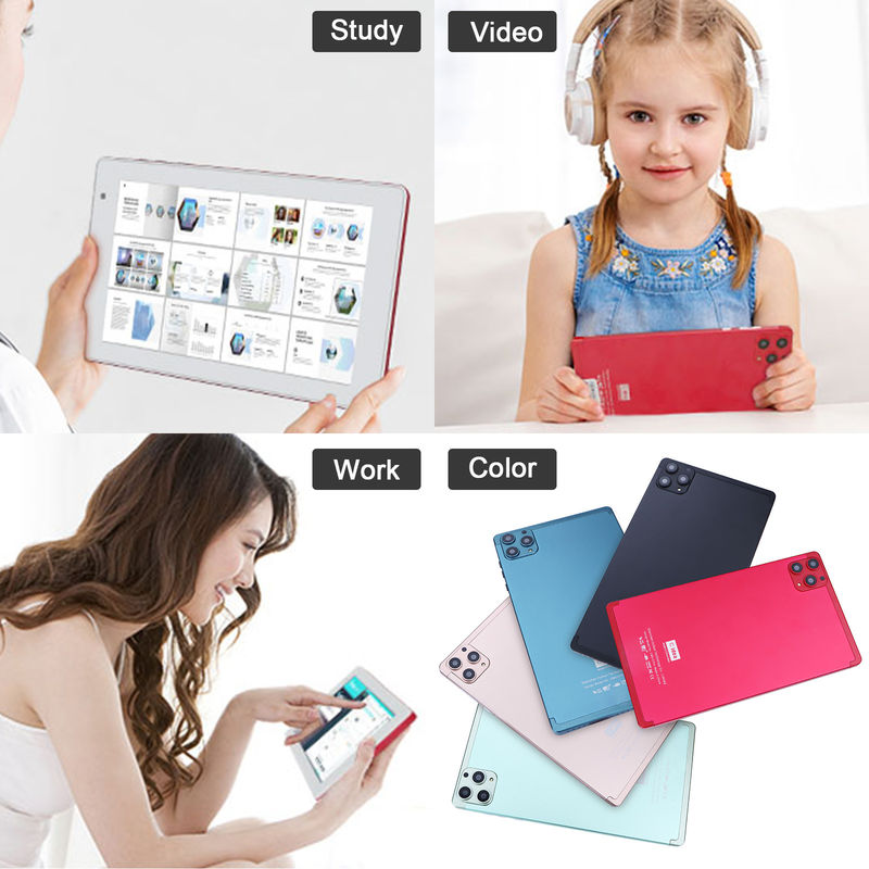 C idea 7 Inci Android Smart Tablet 8+512GB Quad Core WiFi Tablet HD Touch Screen CM513 ((Emas)
