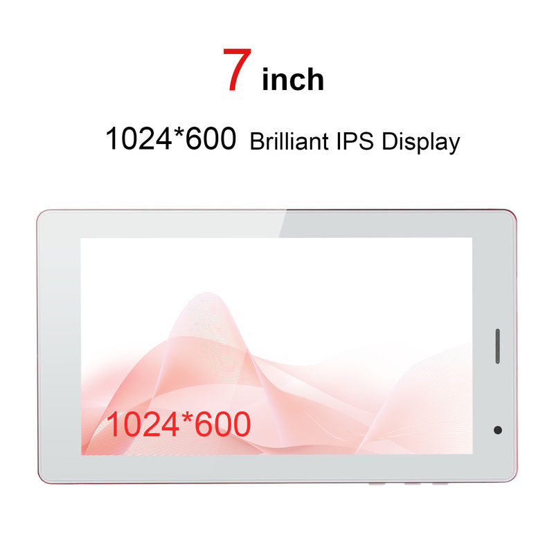 C idea 7 Inch Tablet PC 8GB RAM 512GB ROM Quad Core Processor Dual Camera WiFi/BT untuk Remaja dengan Case CM513 (merah)