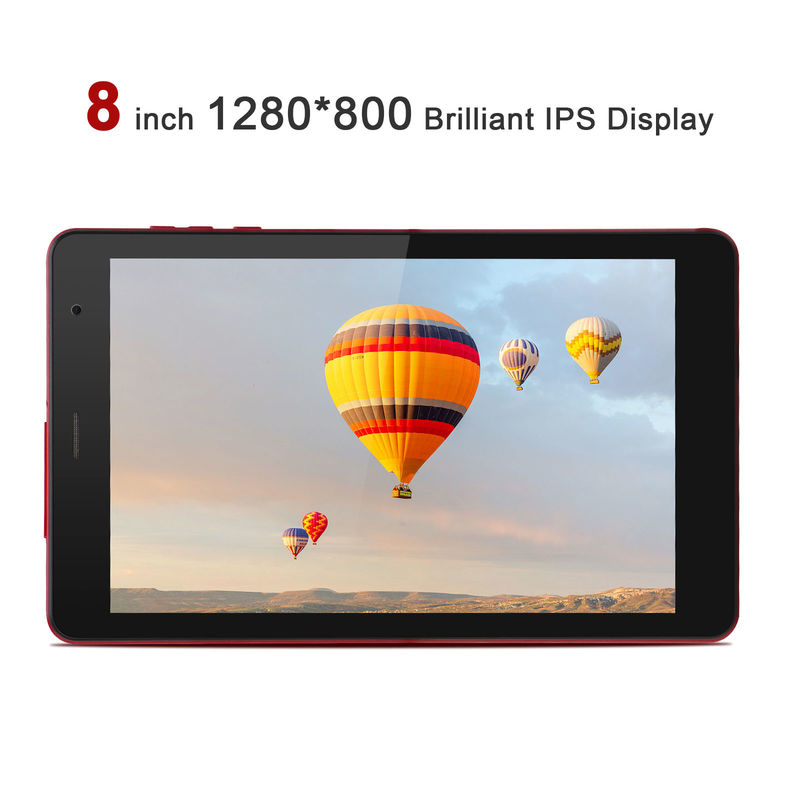 C idea 1280x800 IPS 8 Inch Android Tablet HD Touchscreen GPS Wifi Dual Kamera 8000mAh Baterai CM813-Merah