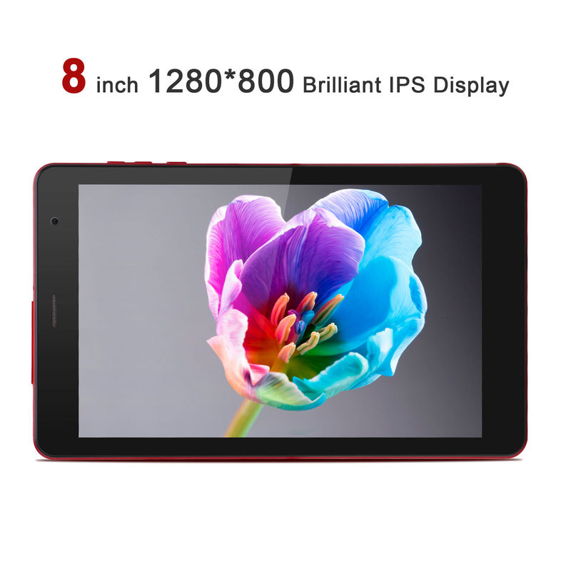 C idea Android 8 Inch Tablet PC Android 12 Tablet 512GB Storage Tablet PC Quad Core Processor CM813 merah