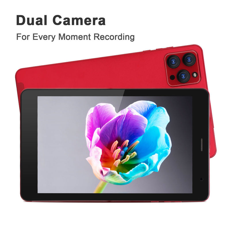C idea Android 8 Inch Tablet PC Android 12 Tablet 512GB Storage Tablet PC Quad Core Processor CM813 merah