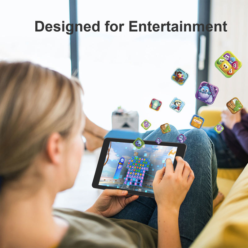 C idea Android 8 Inch Tablet PC Android 12 Tablet 512GB Storage Tablet PC Quad Core Processor CM813 merah