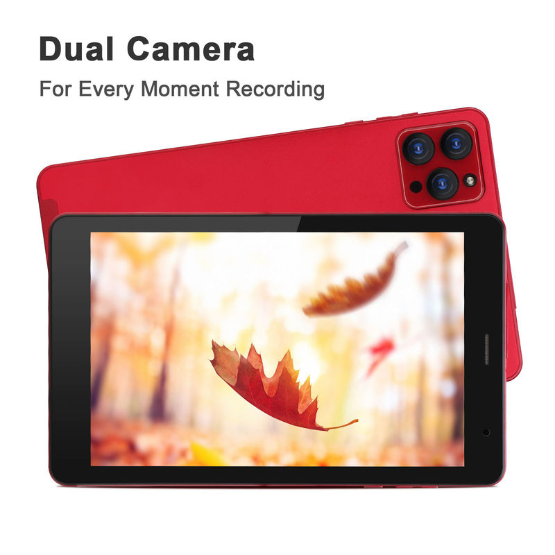 C Idea 8 inci Android 12 Tablet 6GB RAM 512GB ROM 8000mAh Baterai 5+8MP Kamera CM813 PRO-red