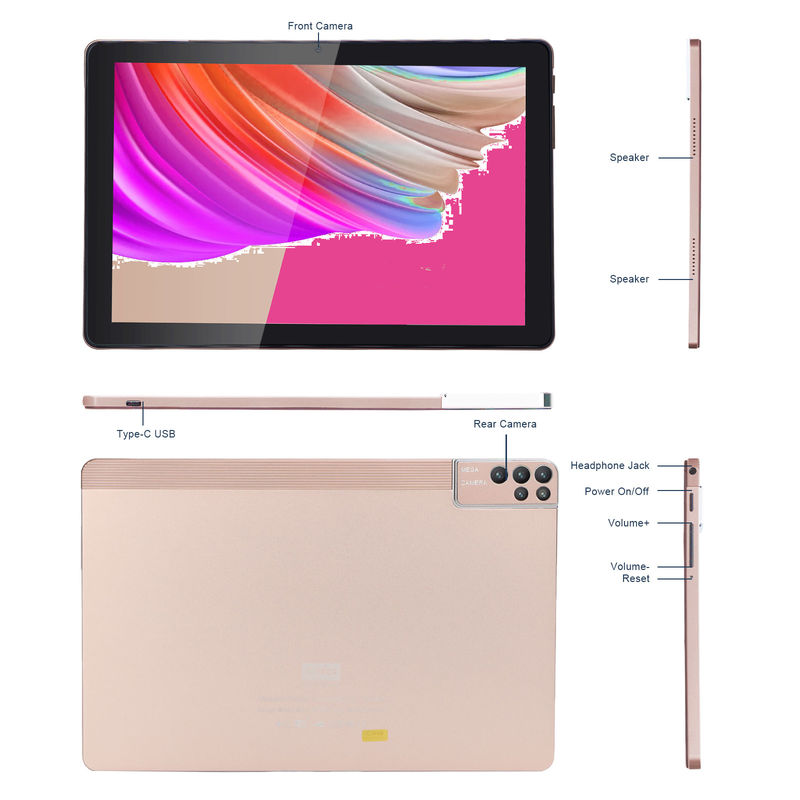 C Idea 10 Inch Tablet PC Android 12 Tablet 6GB RAM 256GB ROM 6000mAh Baterai IPS HD Layar sentuh CM7000PLUS