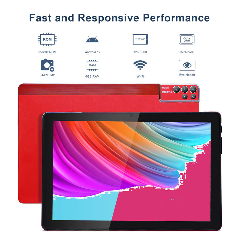 C Idea 10 Inch Tablet PC Android 12 Tablet 6GB RAM 256GB ROM 6000mAh Baterai IPS HD Layar sentuh CM7000PLUS
