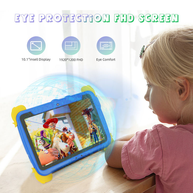 C idea Kids Tab 10.1inch Android 12 Tablet untuk Anak 4GB RAM 64GB ROM Perlindungan Mata Layar sentuh P1150