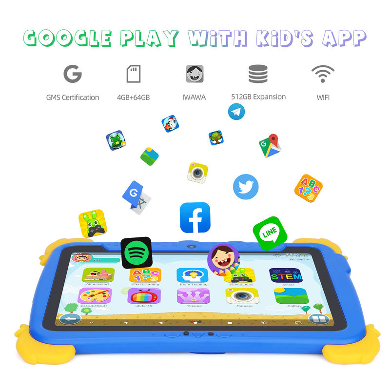 C idea Kids Tab 10.1inch Android 12 Tablet untuk Anak 4GB RAM 64GB ROM Perlindungan Mata Layar sentuh P1150
