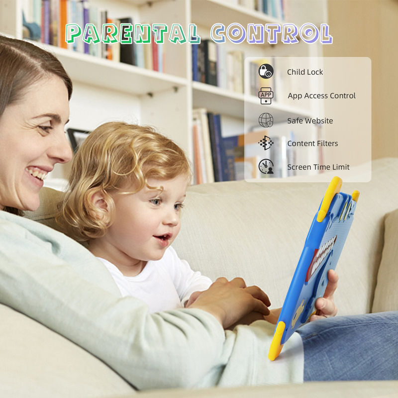 C idea Kids Tab 10.1inch Android 12 Tablet untuk Anak 4GB RAM 64GB ROM Perlindungan Mata Layar sentuh P1150