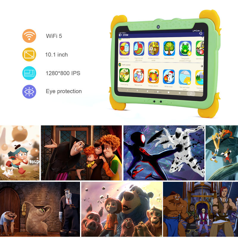 C idea 10.1 inci Anak Tablet PC Dengan Kasus Perlindungan Mata ips HD Screen Pra-Install IWAWA P1150
