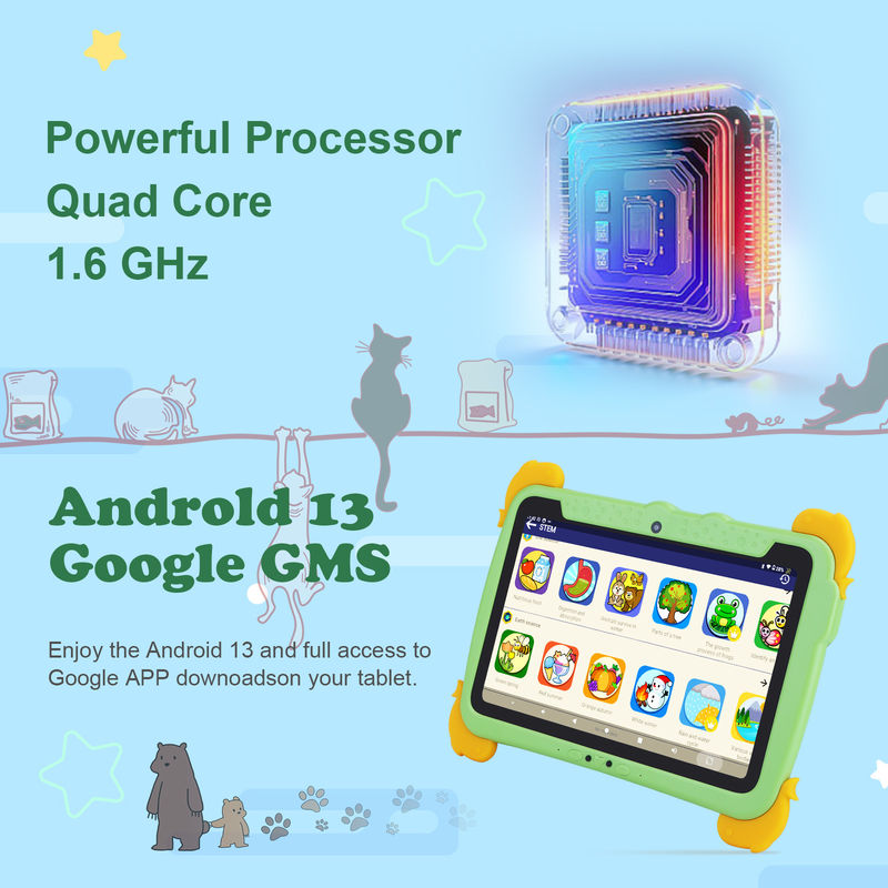 C idea 10.1 inci Anak Tablet PC Dengan Kasus Perlindungan Mata ips HD Screen Pra-Install IWAWA P1150