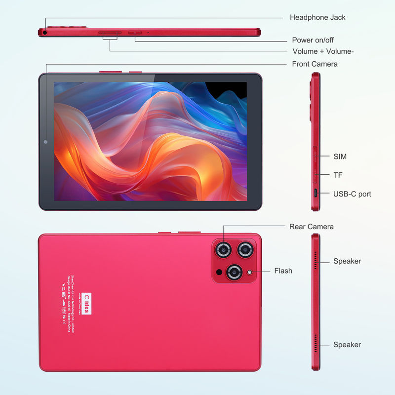 C idea 9 Inch Tablet PC Android Dengan Sim Card 1024x600 IPS Layar Tampilan Wifi GPS untuk Remaja Siswa CM915
