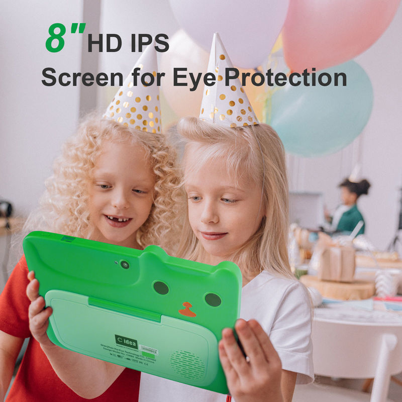 C idea Hijau 7 '' HD Tampilan Android 9 Tablet Anak dengan Kasus Shockproof 5000mAh Baterai CM80 Hijau