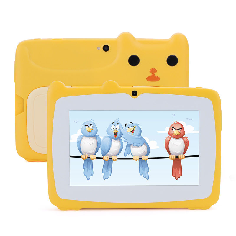 C idea 7 Inch Android Kids Learning Tablet 64GB+32GB Expandable Storage HD Dual Camera 2MP+2MP CM80 Kuning