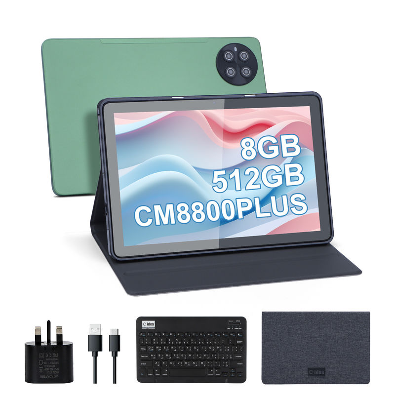 C Idea 10,1 Inch 8GB RAM 512GB ROM WiFi Smart Tablet PC Dengan Dukungan SIM CM8800plus