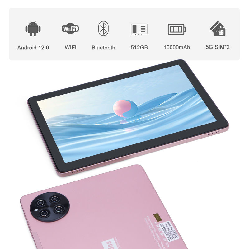 C Idea Android 8GB RAM 512GB ROM 10.1 Inch Tablet Dengan Keyboard Untuk Sekolah CM8800plus