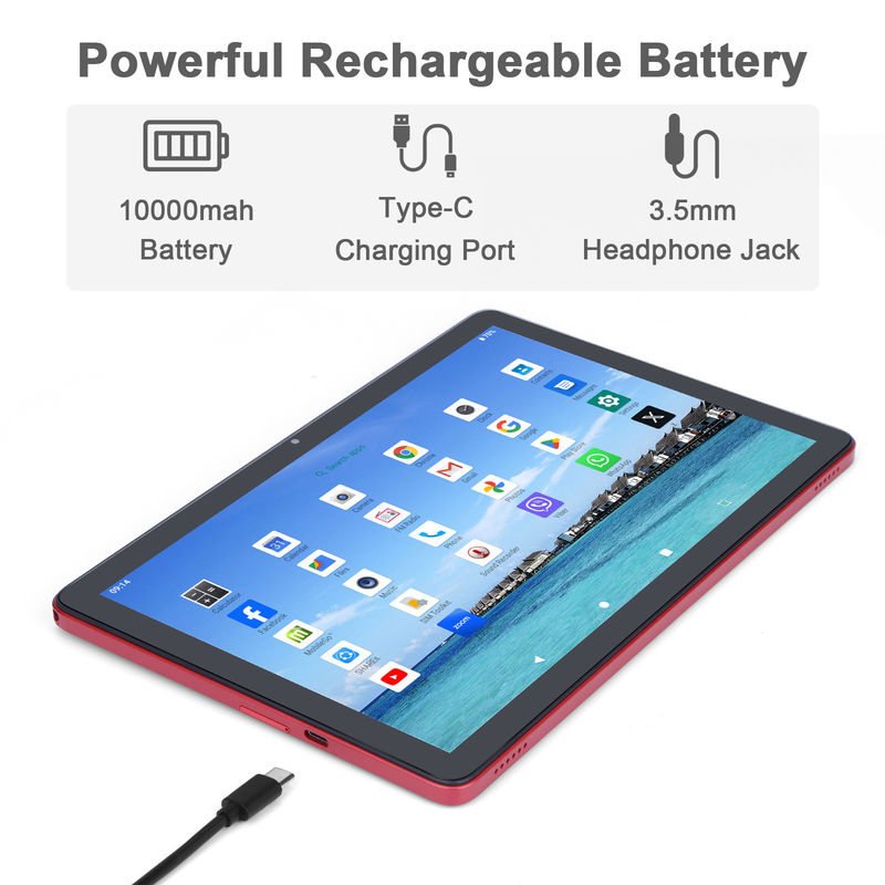 C idea Kids Tablet dengan RAM 8GB 512GB ROM Android Tablet PC dengan Keyboard CM8800plus
