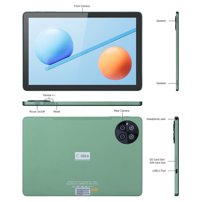C ide 10,1 inci Tablet Pendidikan untuk Siswa dengan keyboard mouse 2 SIM CM8800plus