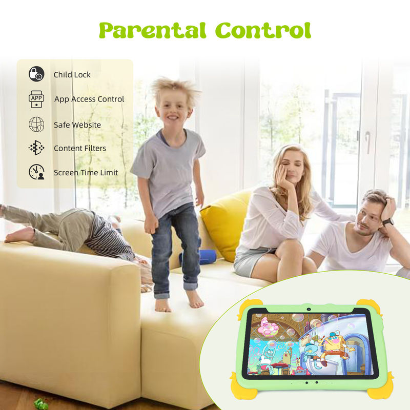 C Idea Kids Tablet 10,1 Inci Android Tablet PC Dengan Kasus Perlindungan Mata 1280*800 Screen Pre-Install IWAWA Untuk Pendidikan
