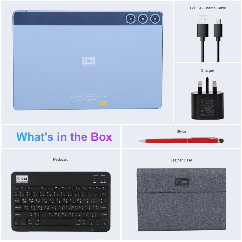 C idea WIFI Smart 10 Inch Tablet PC dengan Keyboard dan Case 2 Dukungan SIM untuk Siswa CM8500