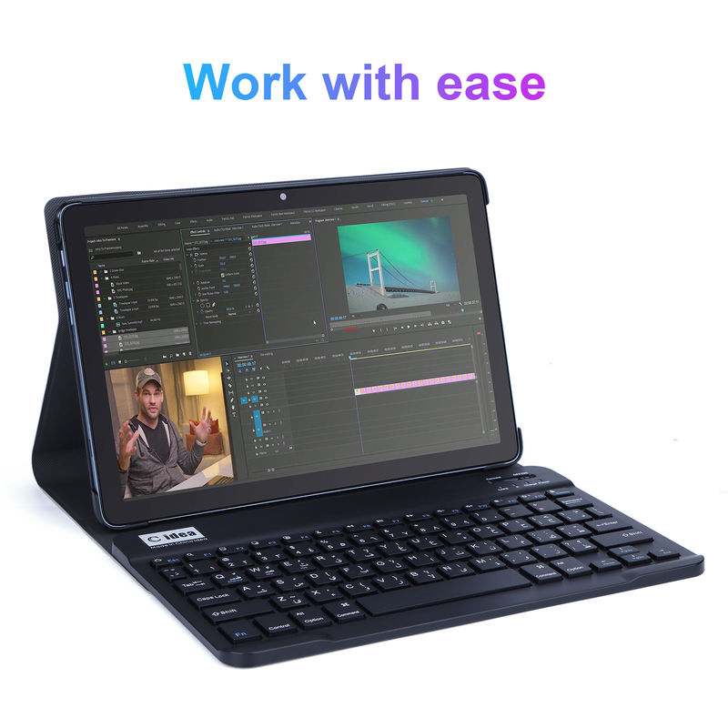 C idea WIFI Smart 10 Inch Tablet PC dengan Keyboard dan Case 2 Dukungan SIM untuk Siswa CM8500