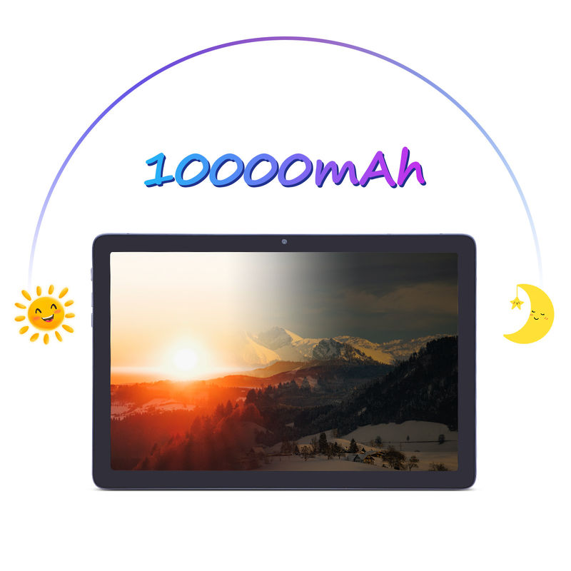 C idea Android Tablet 10,1 Inci Dual Camera 8GB RAM 512GB WIFI 5G Tablet dengan keyboard mouse Dukungan SIM untuk sekolah