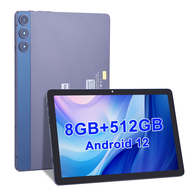 C idea Android Tablet 10,1 Inci Dual Camera 8GB RAM 512GB WIFI 5G Tablet dengan keyboard mouse Dukungan SIM untuk sekolah