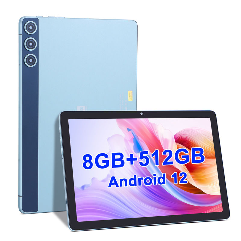 C idea 10.1 Inch Smart Tablet 10000mAh Baterai 8GB + 512GB dengan Bluetooth Keyboard dan SIM Dukungan untuk Pendidikan Pembelajaran